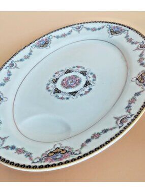 Vintage Theodore Haviland Limoges France DORA 11" Oval PLATTER 1925-1945